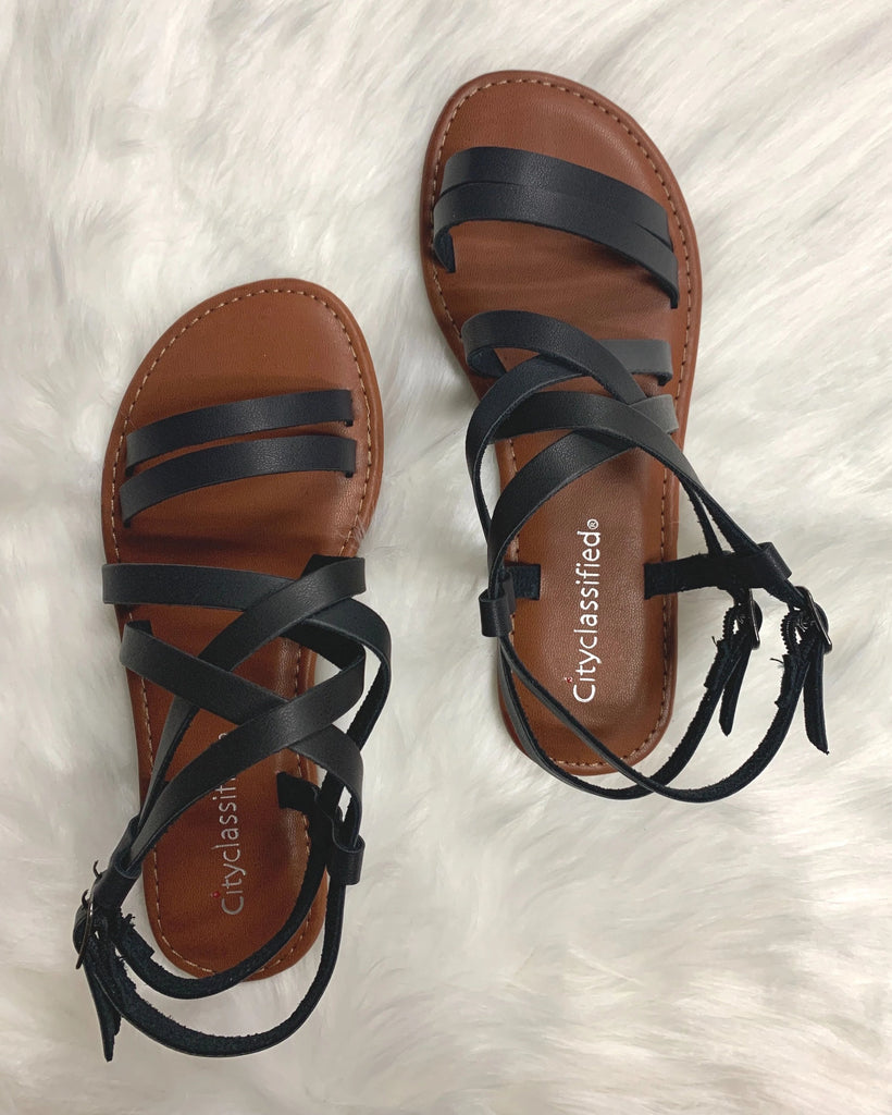 Address Strappy Sandals - Craze Fashion