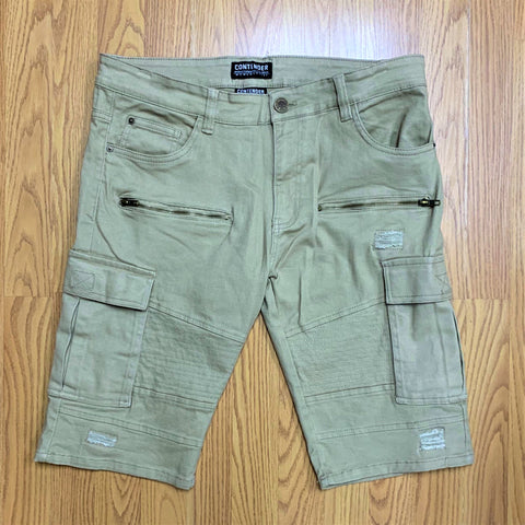 Contender Stretch Skinny Zipper Shorts (FINAL SALE)