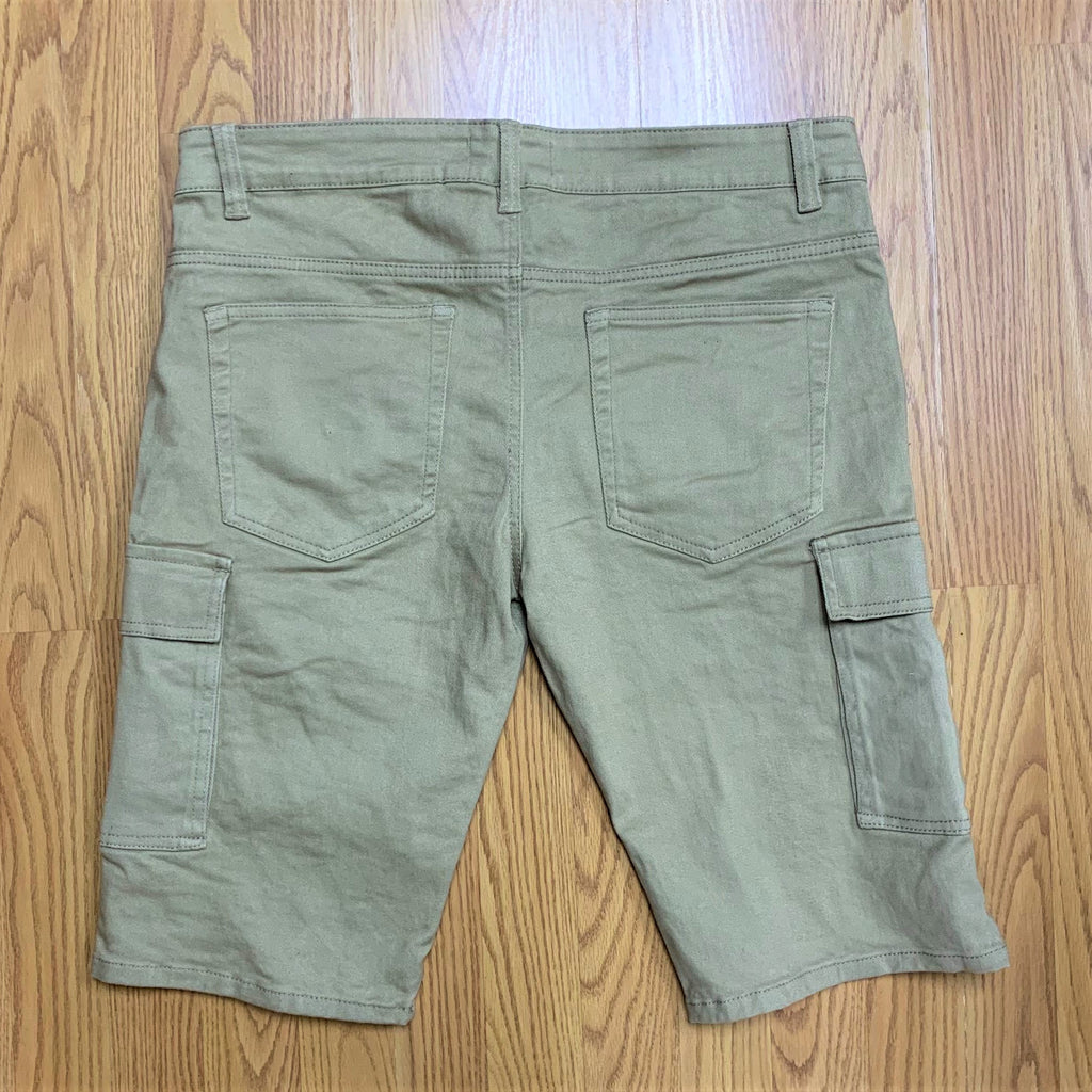 Contender Stretch Skinny Zipper Shorts