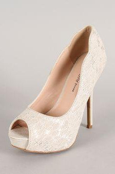 Sonny Lace Heels (FINAL SALE)