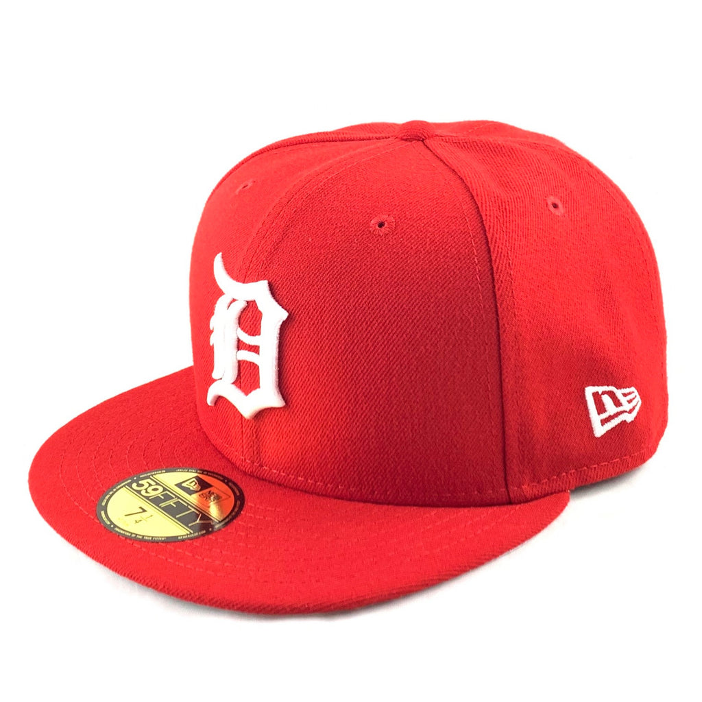 Detroit Tigers Scarlet Fitted Cap