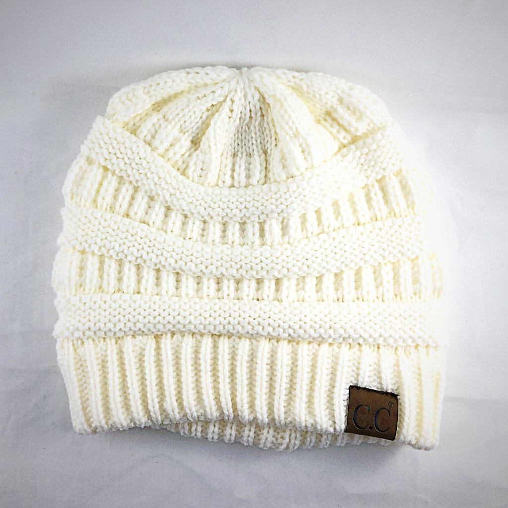 Ribbed Classic CC Beanie