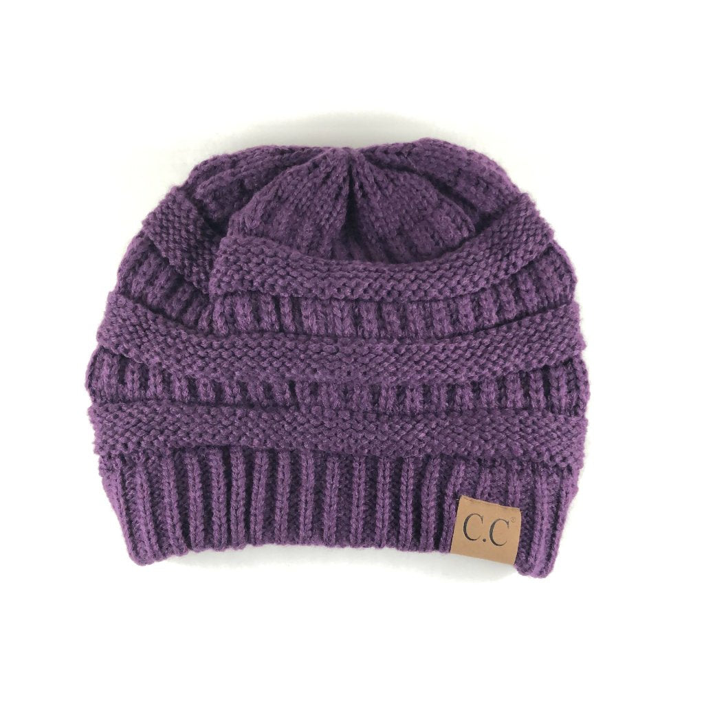 Ribbed Classic CC Beanie