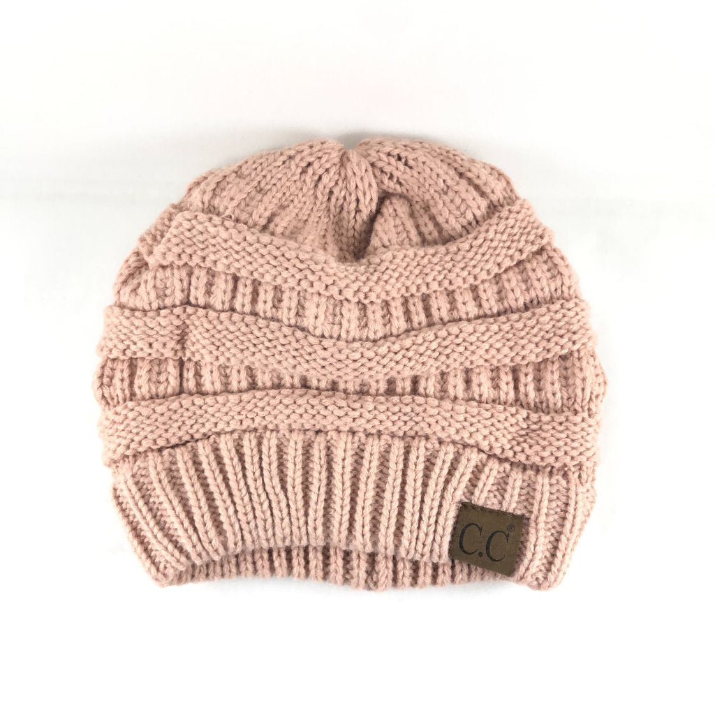 Ribbed Classic CC Beanie
