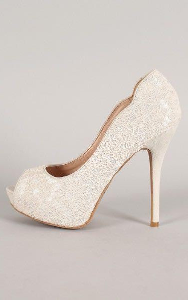 Sonny Lace Heels (FINAL SALE)