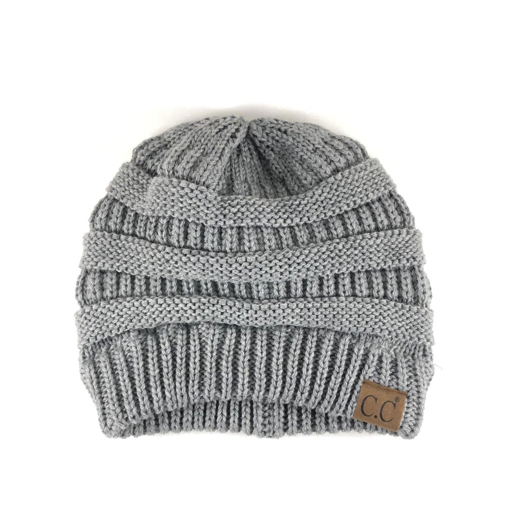 Ribbed Classic CC Beanie