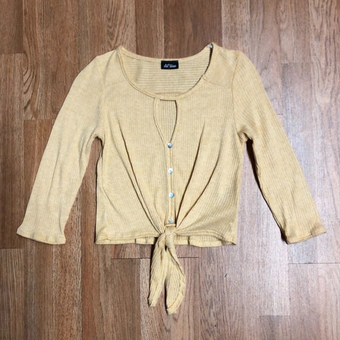 Front Button Tie up Top (FINAL SALE)