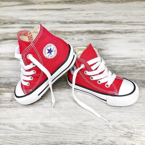 Converse Toddler Chuck Taylor Red Hi Top ( FINAL SALE )