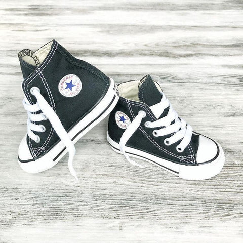 Converse Toddler Chuck Taylor Black Hi Top ( FINAL SALE )