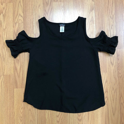 Ruffled Sleeve Flowy Top (FINAL SALE)