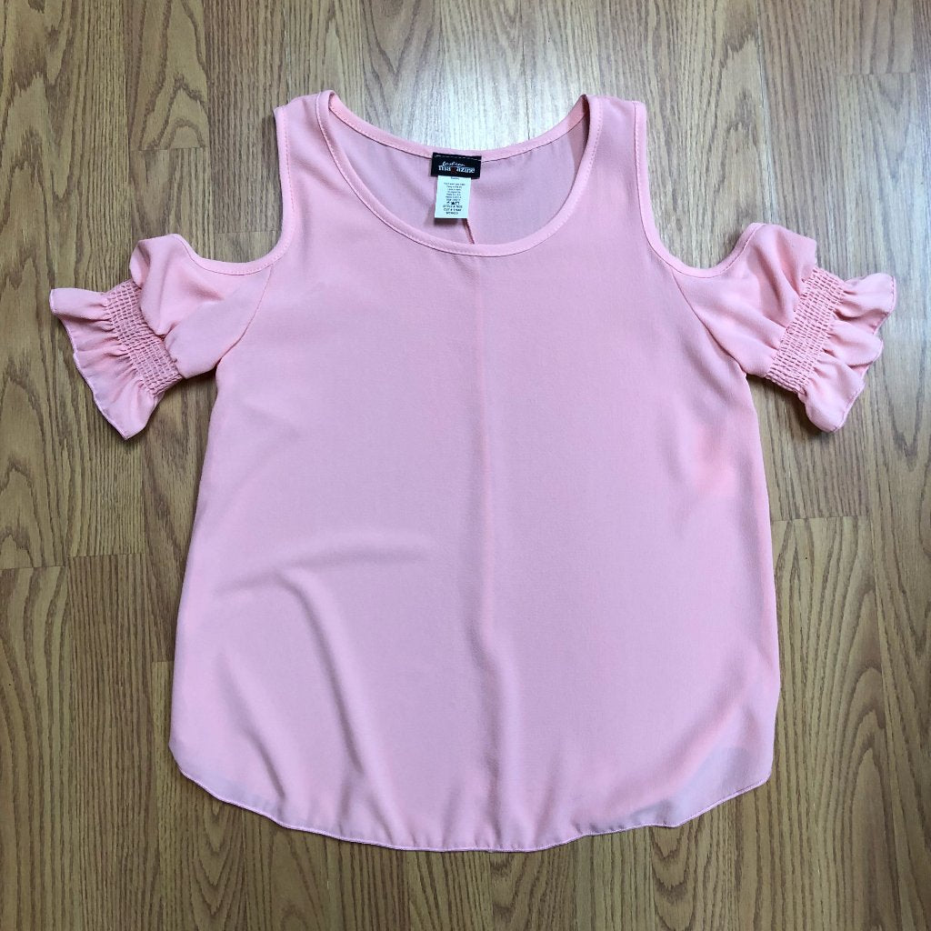 Ruffled Sleeve Flowy Top (FINAL SALE)