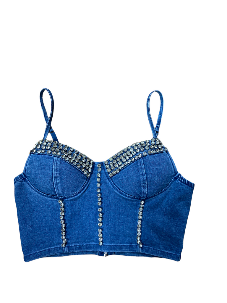 Rhinestone Bustier Blashe 02555