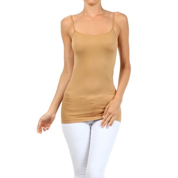 Spaghetti Strap Tank Top Solid Colors