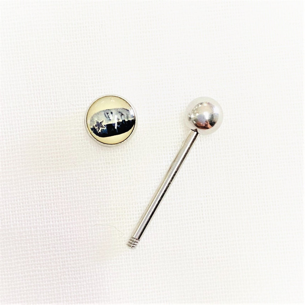 Chrome Cowboys Tongue Piercing