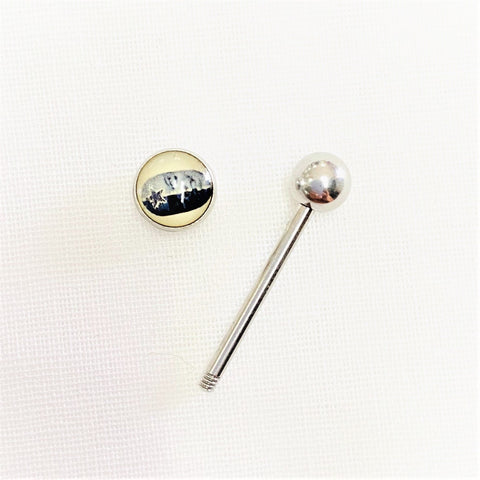 Chrome Cowboys Tongue Piercing