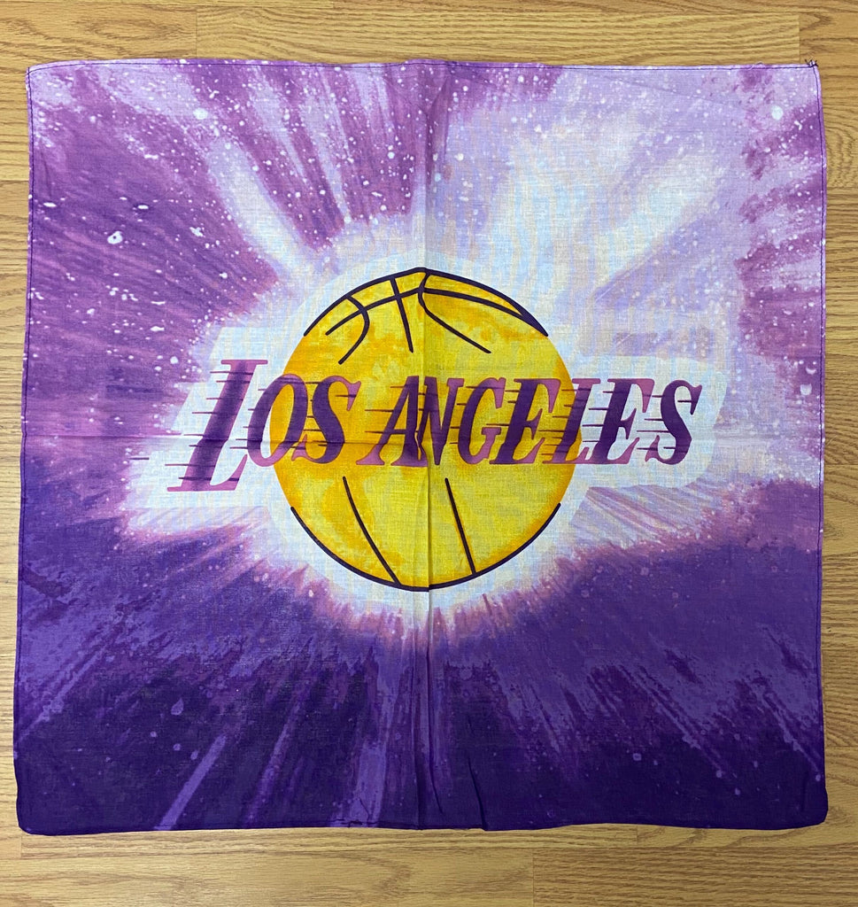 Los Angeles Lakers Print Bandanna