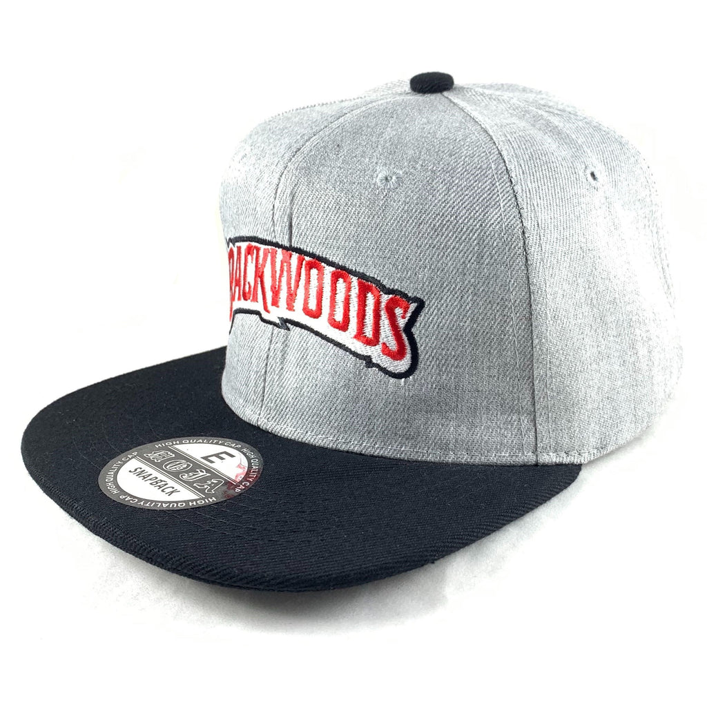 Backwoods Gray & Black Snapback