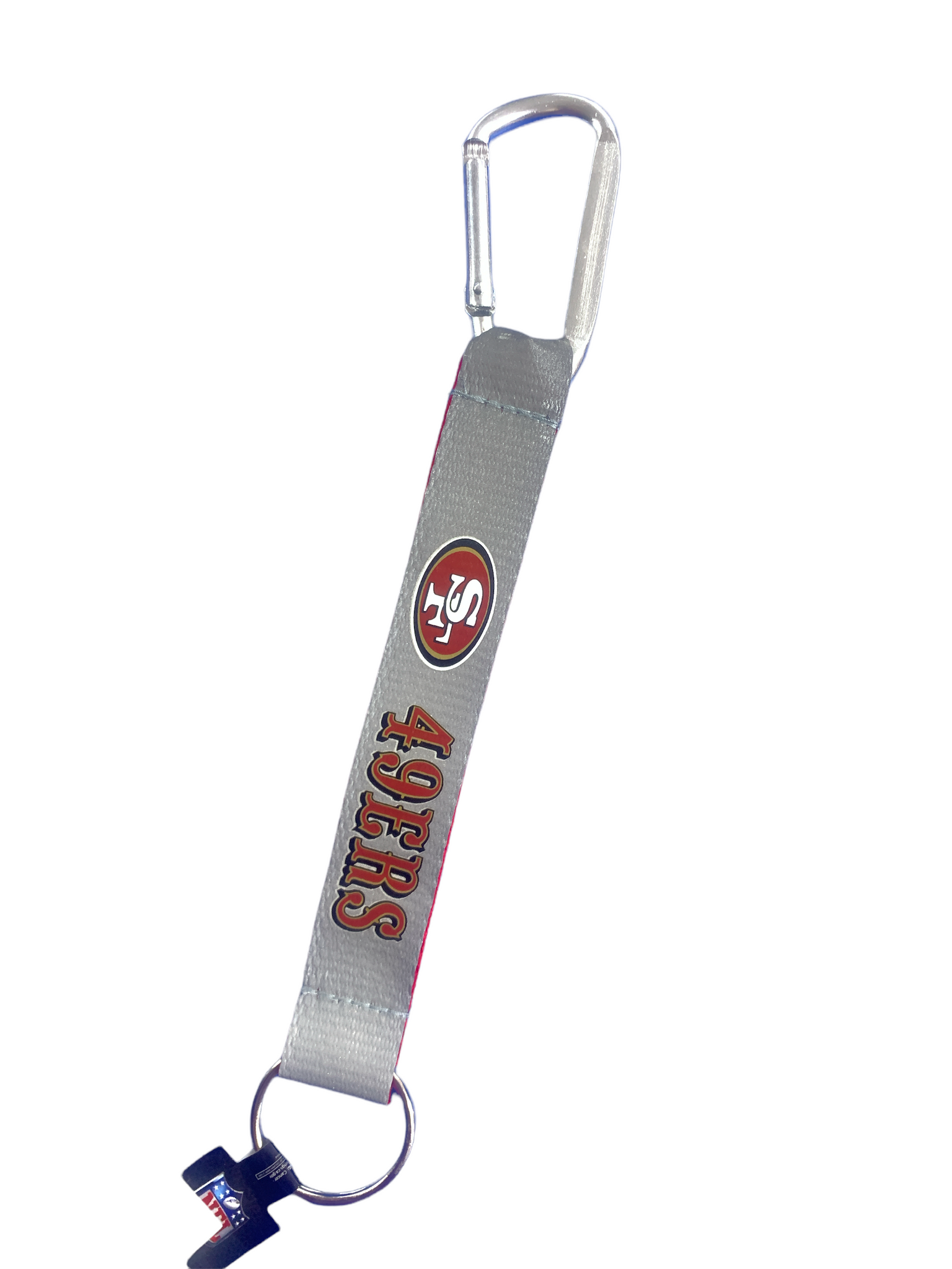 San Francisco 49ers Reflective Carabiner Lanyard Keychain