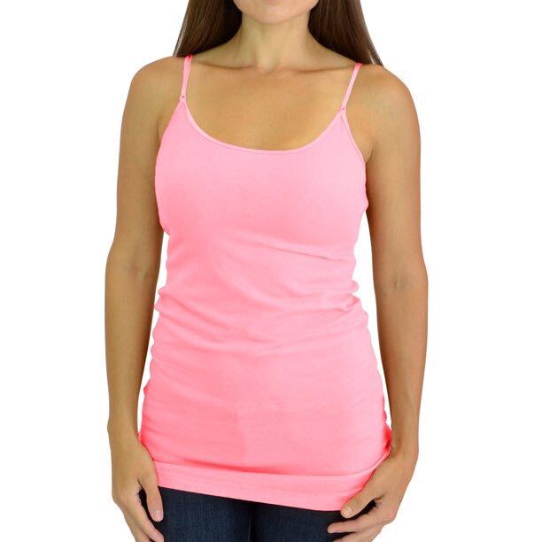 Spaghetti Strap Tank Top Solid Colors