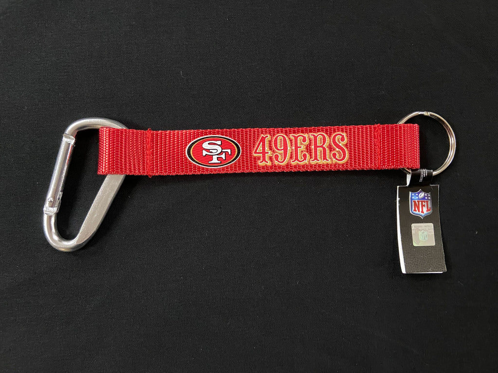 SF 49ers Carabiner Key Chain