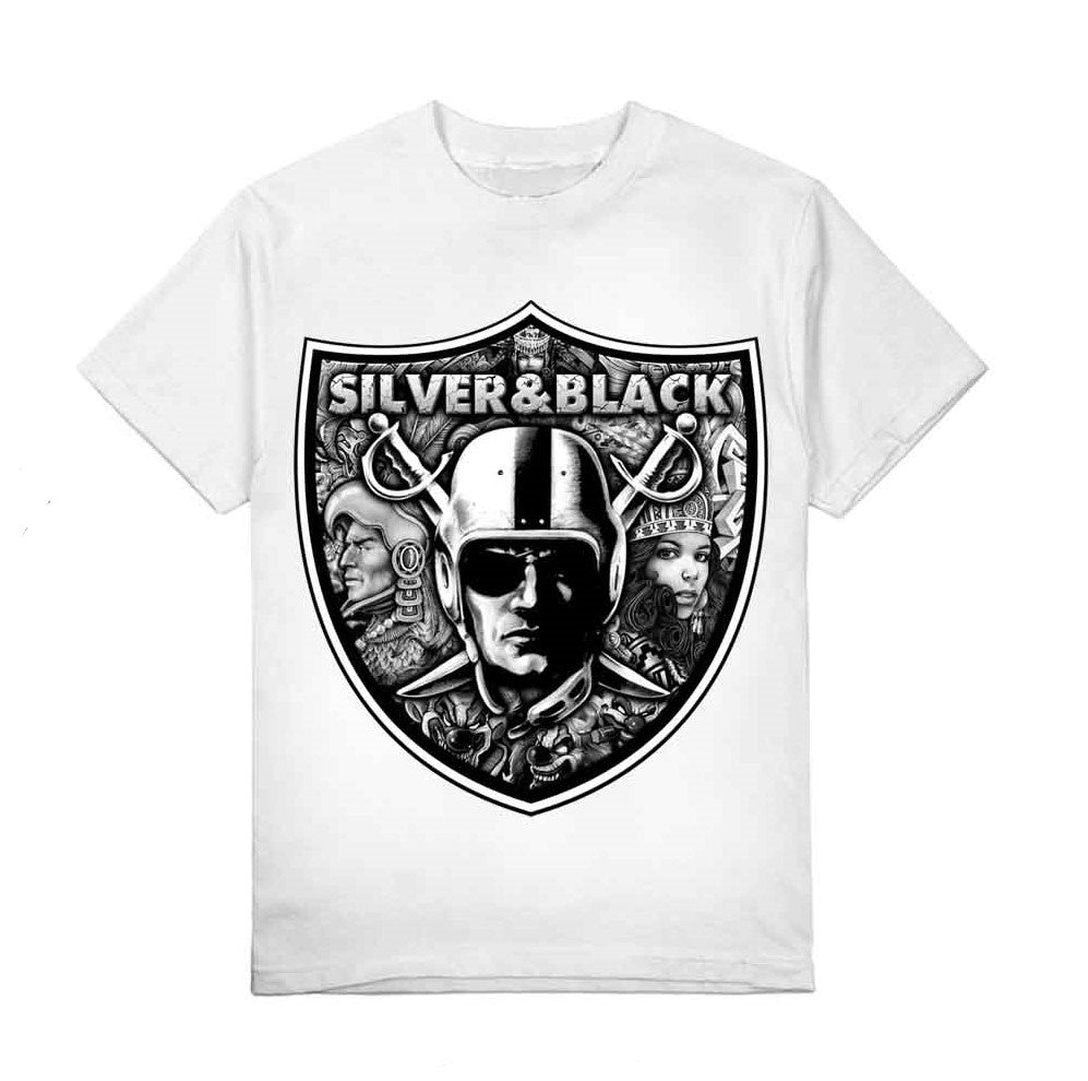 Raiders Aztec Shield Graphic Tee