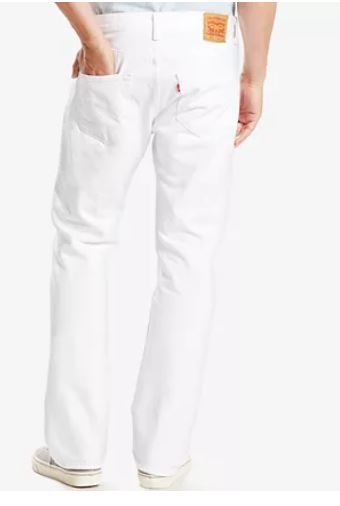 Levi's 501 Original Fit White