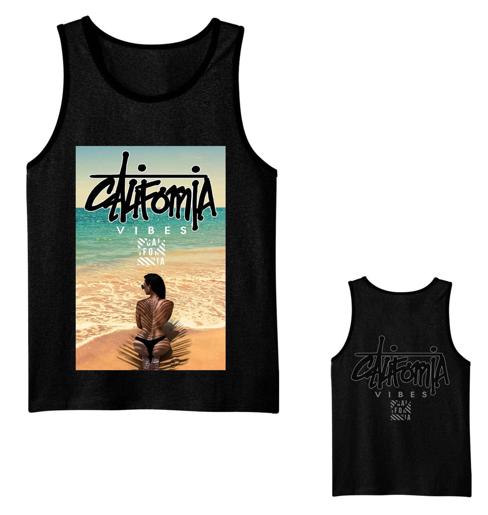 California Vibes Graphic Tank Top