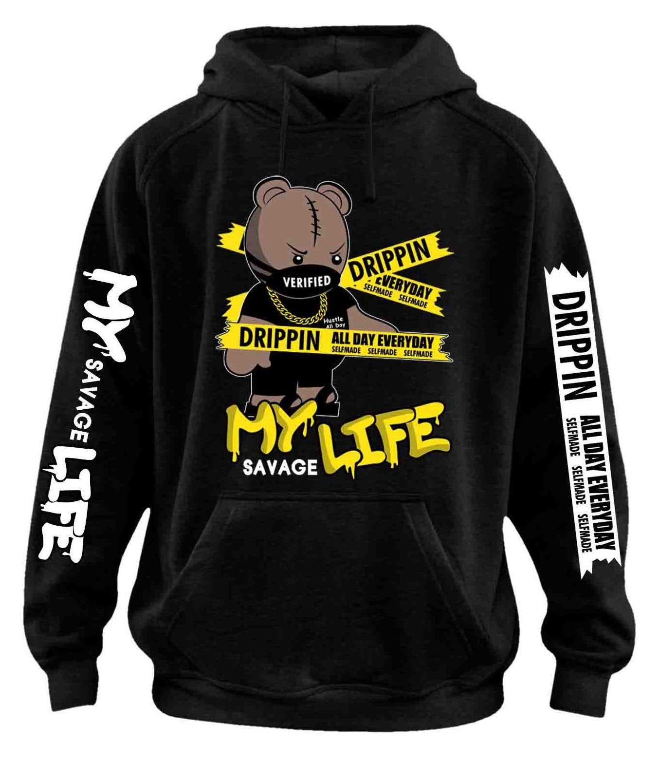 Self made savage discount hoodie