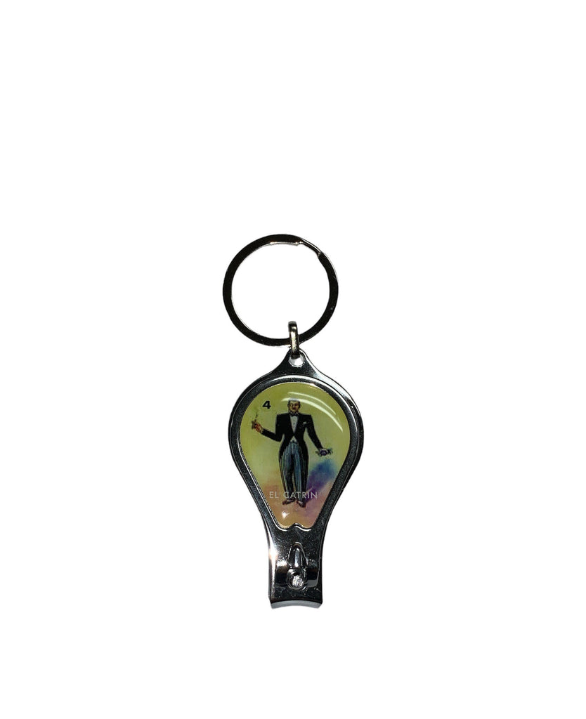 Loteria Nail Clipper Keychain
