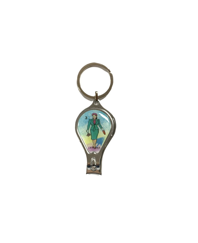 Loteria Nail Clipper Keychain