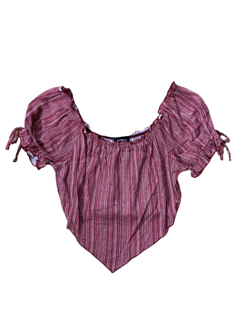 Gauze Off Shoulder Top 3304 (FINAL SALE)