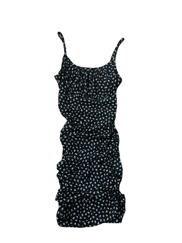 Scrunched Ribbed Dress 3037