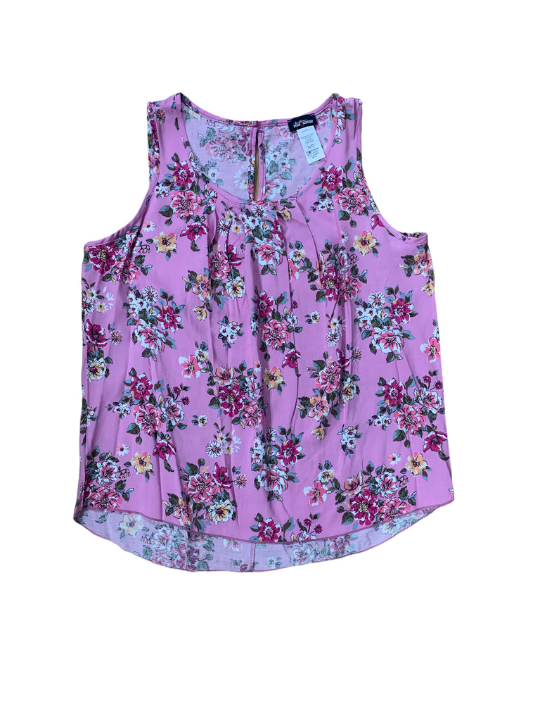 Floral Pintuck Sleeveless Top 3315 ( FINAL SALE )