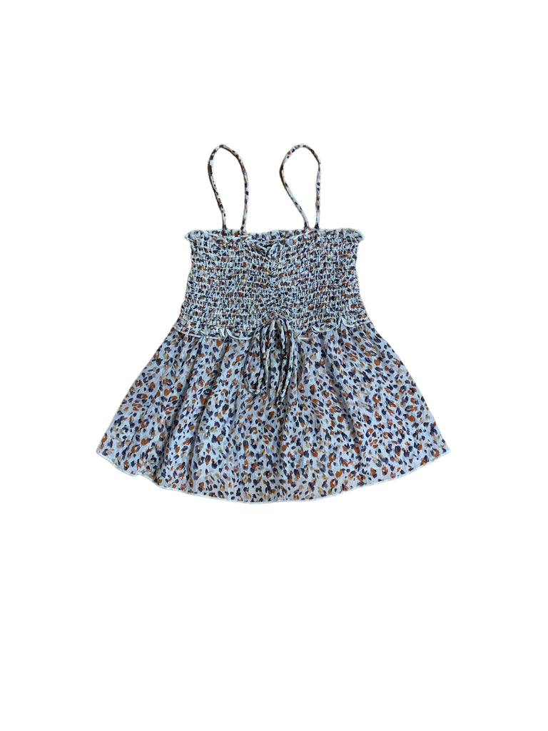 Chiffon Print Smocked Top 3578 ( FINAL SALE)