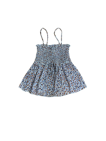 Chiffon Print Smocked Top 3578 ( FINAL SALE)