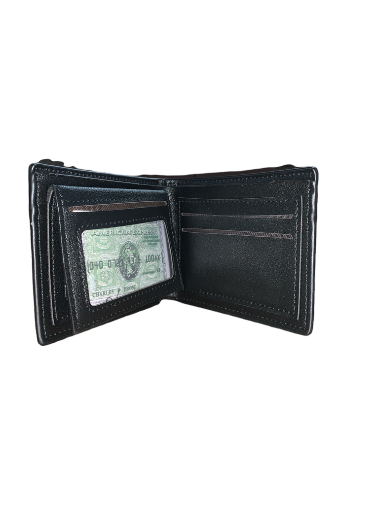 Checker Print Wallet