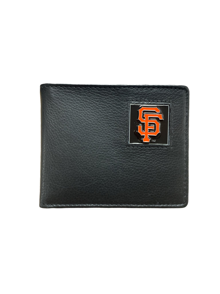 SF Giants Leather Bi Fold Wallet