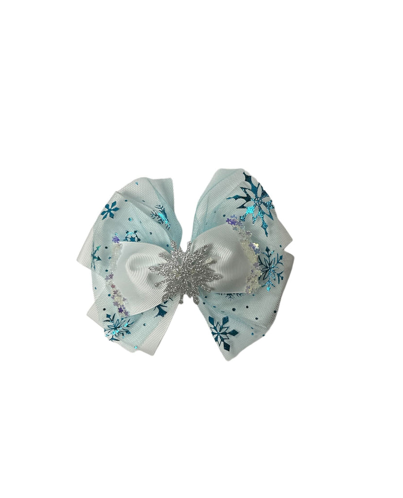 Snowflake Hair Bow
