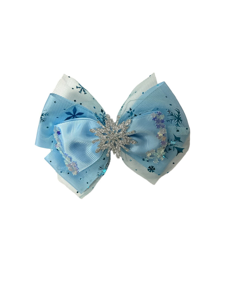 Snowflake Hair Bow