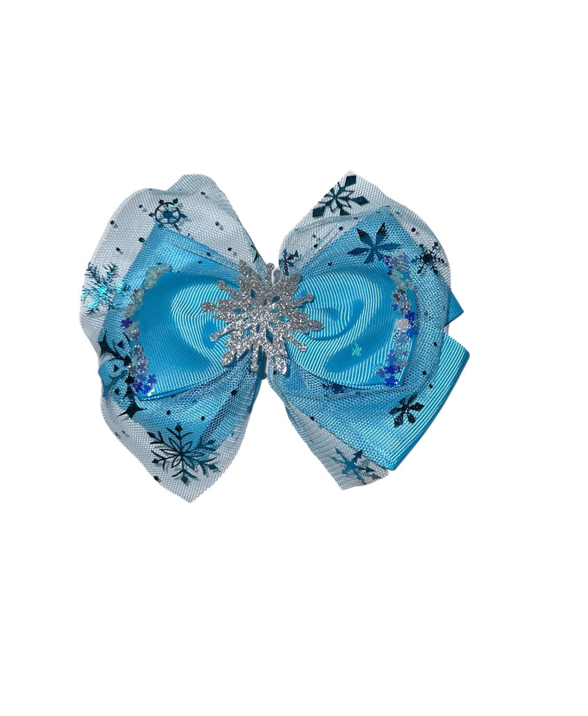 Snowflake Hair Bow