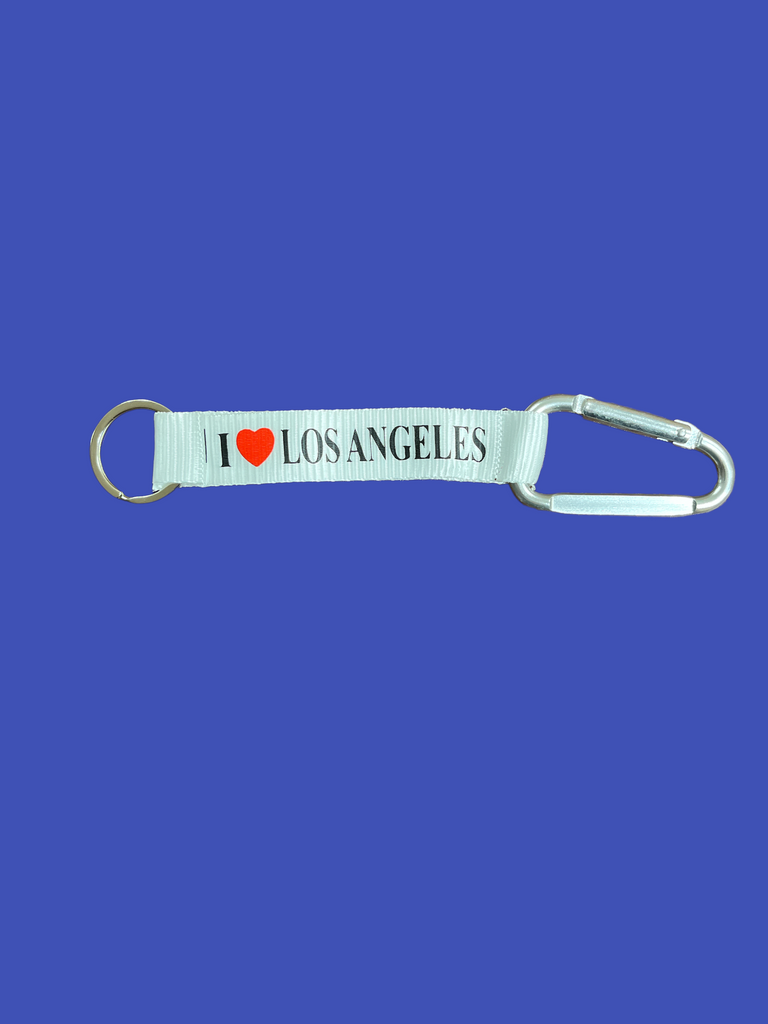 I Love Los Angeles Carabiner Lanyard