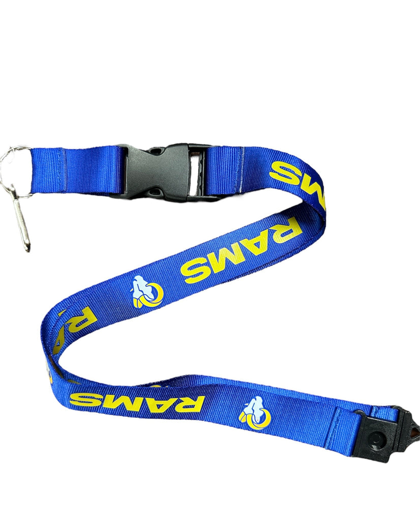 LA Rams Long Lanyard Key Ring