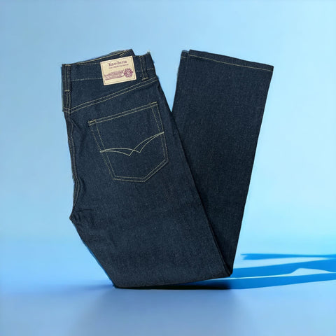 Knobetta Denim Pants Streight Leg Denim Black