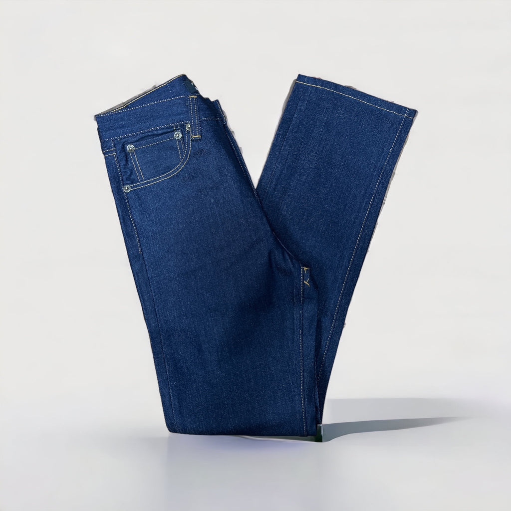 Knobetta Denim Pants Streight Leg Denim Blue