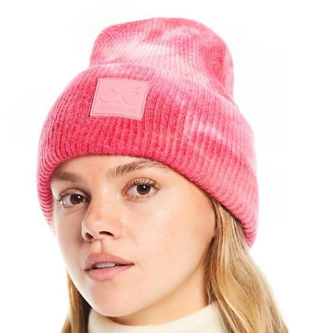 Tie Dye Cuffed CC Beanie 7380