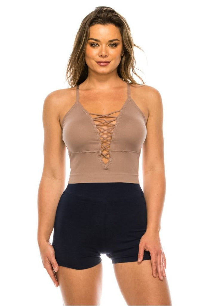 Front Cris-Cross Bralette IFashion X188