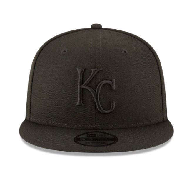 Kansas City Royals Basic Black on Black Snapback