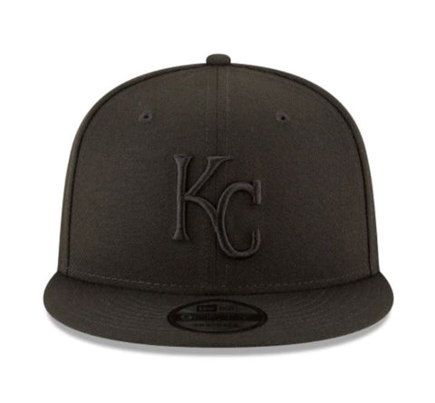 Kansas City Royals Basic Black on Black Snapback