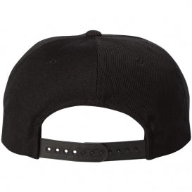 Flat Bill Snapback Cap Solid Colors