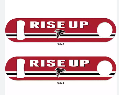 Atlanta Falcons Stainless Steel Two Sided Bottle Opener